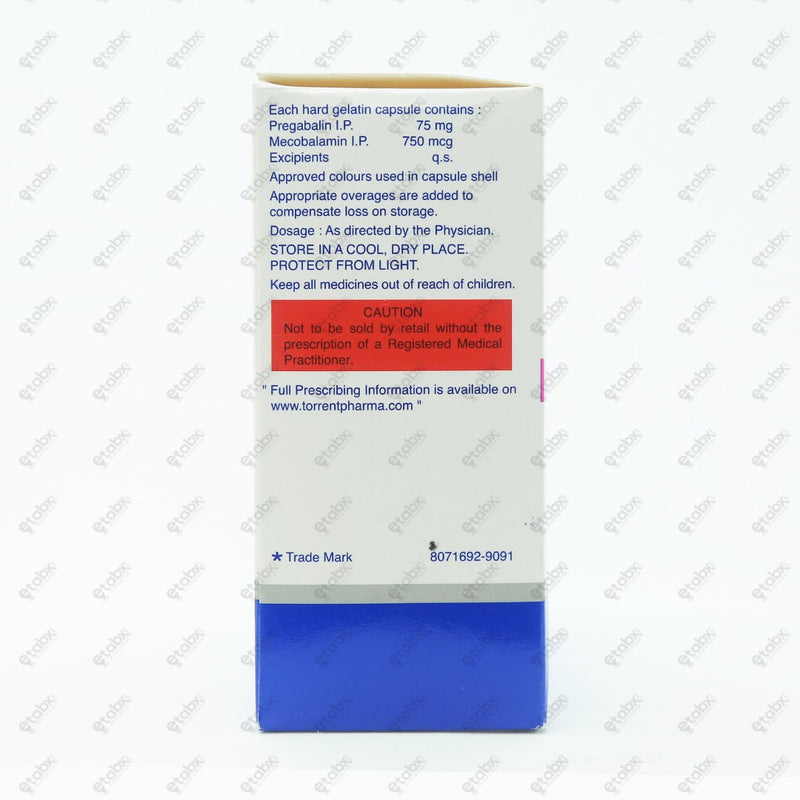 Pregaba M 75mg Capsules 15's