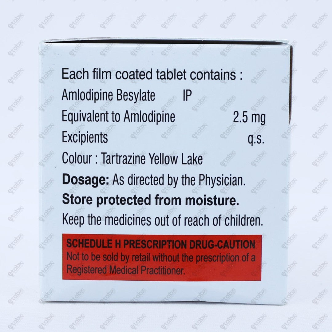 Amlo 2.5mg Tablet 15's