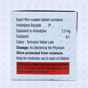 Amlo 2.5mg Tablet 15's