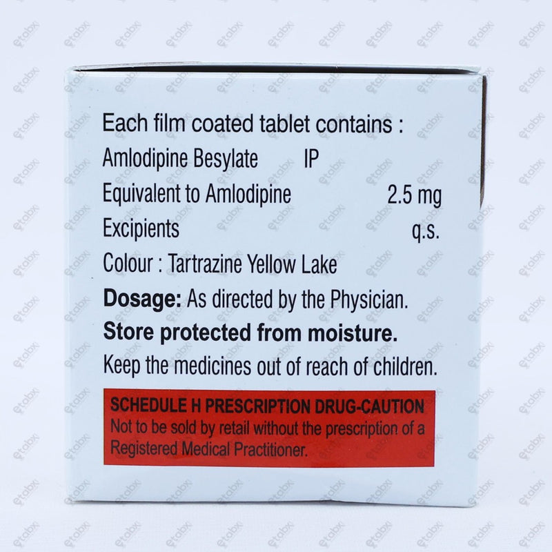 Amlo 2.5mg Tablet 15's