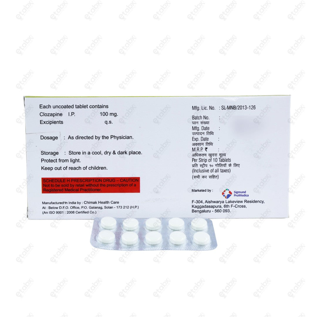 PSYCLO 100mg Tablets (10's)