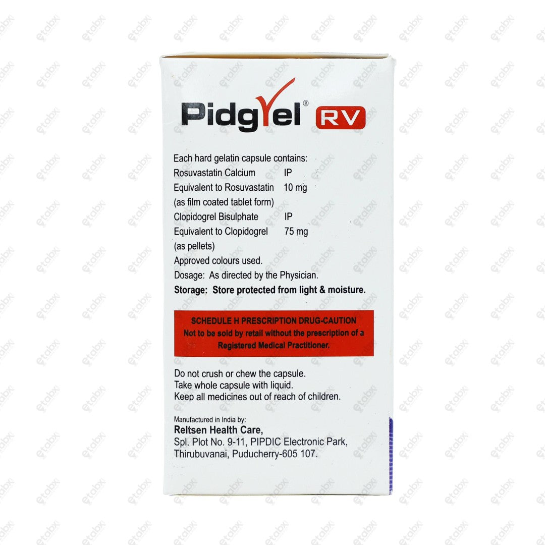 PIDGREL RV Tablet 15's