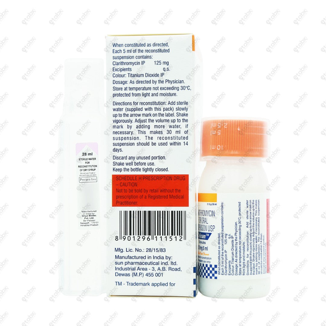 Crixan 125mg Suspension 30ml