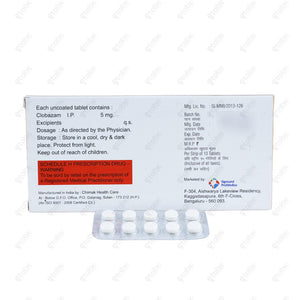 C-ZAM 5mg Tablet 10