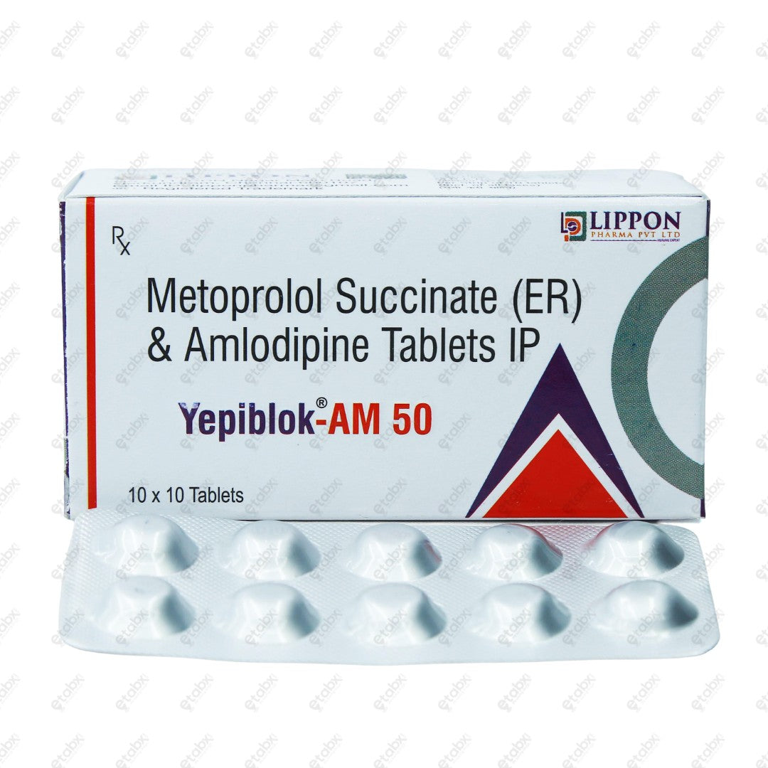 Yepiblok AM 50mg Tablets 10's
