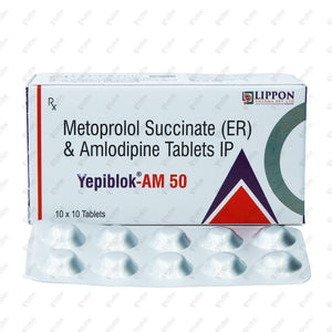 Yepiblok AM 50mg Tablets 10's