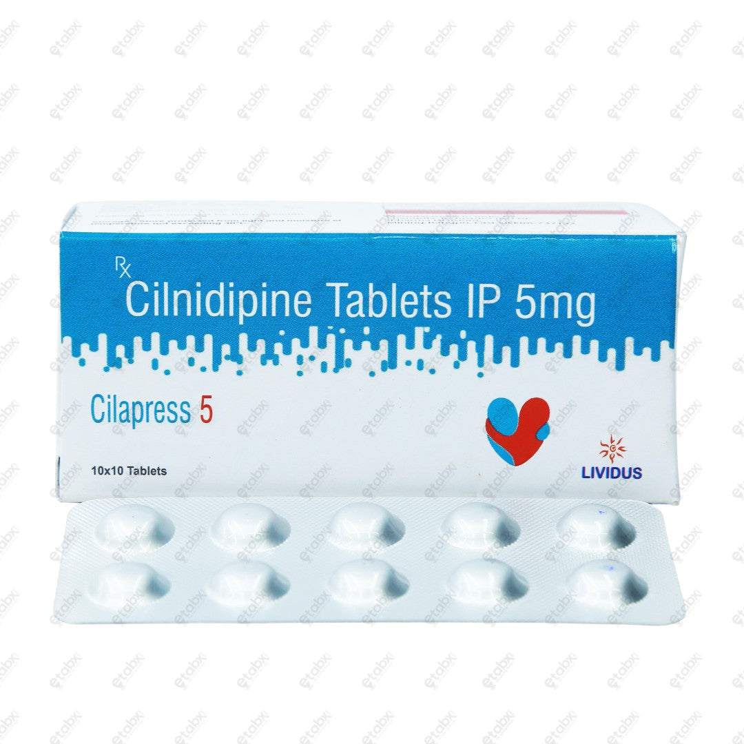 Cilapress 5mg Tablet 10's