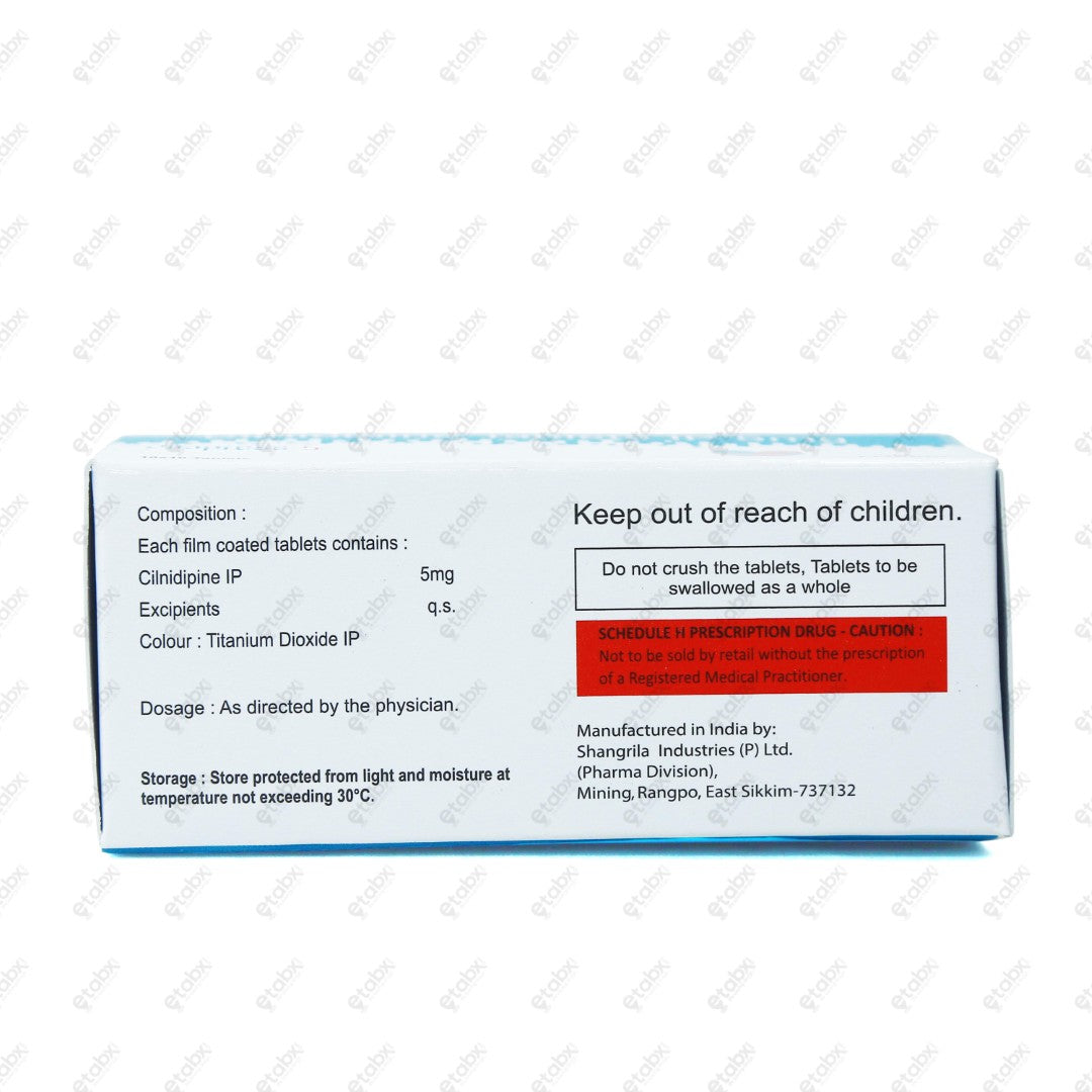 Cilapress 5mg Tablet 10's