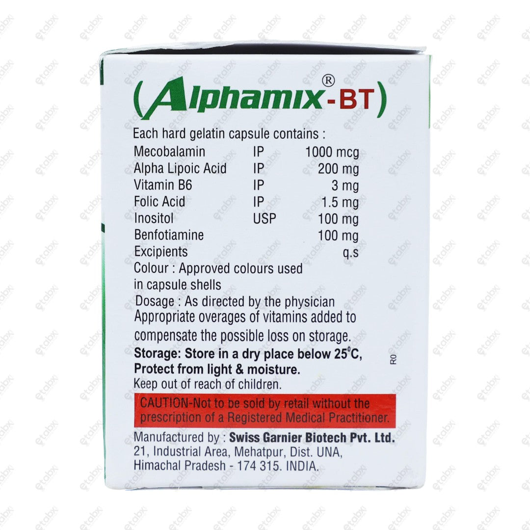 Alphamix BT Capsule 10's