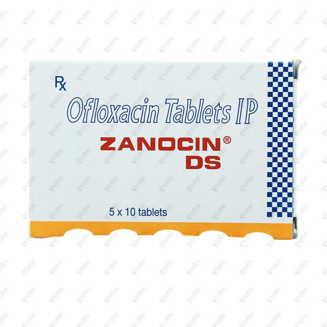 Zanocin DS Tablet 10's