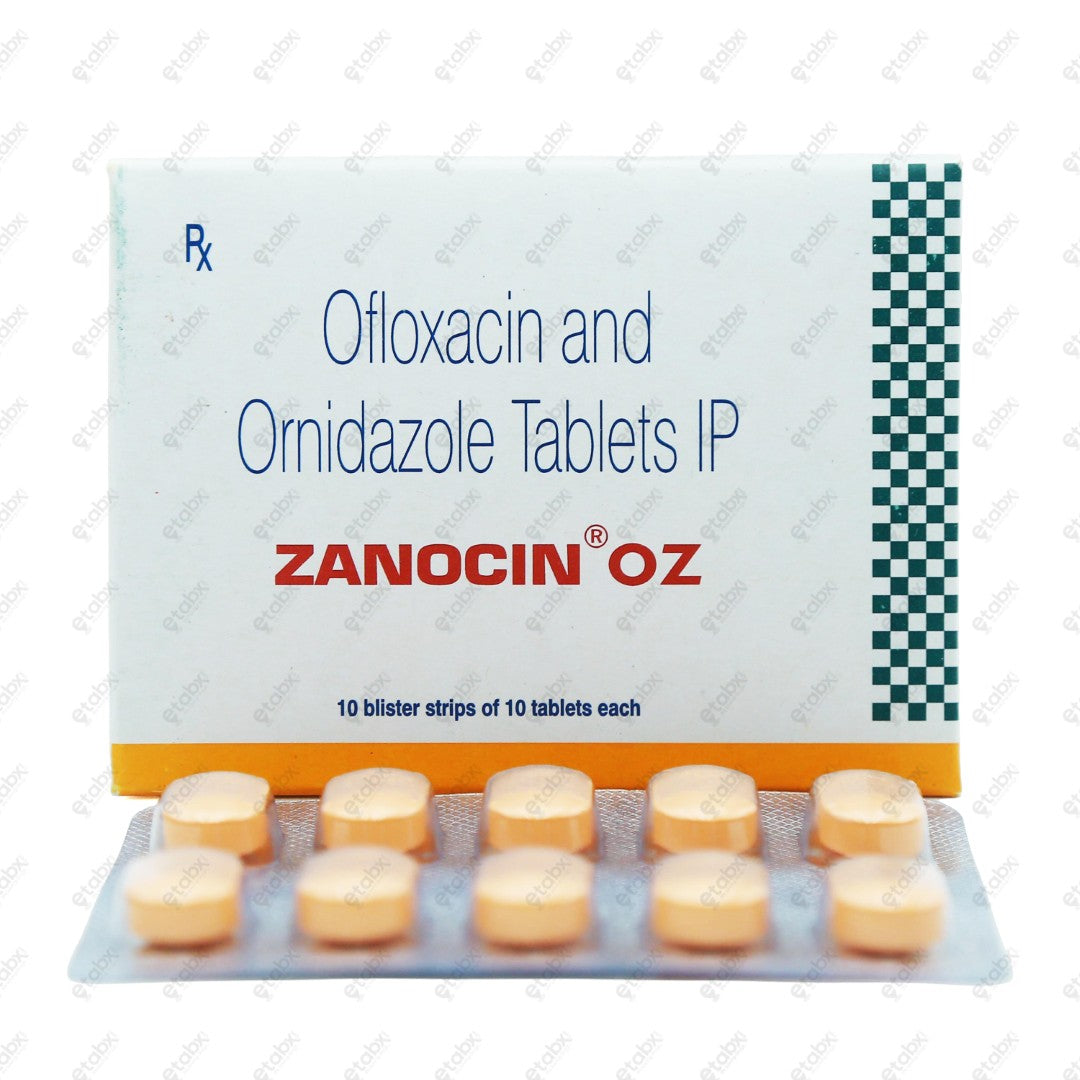 Zanocin OZ Tablet 10's