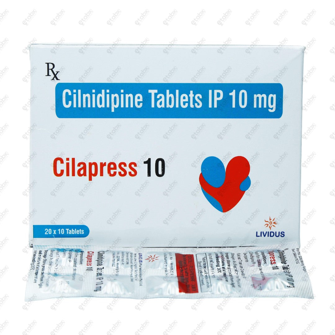 CILAPRESS 10mg Tablet 10's