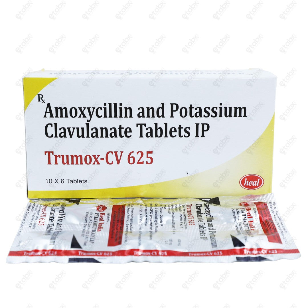 Trumox CV 625 Tablets 6's