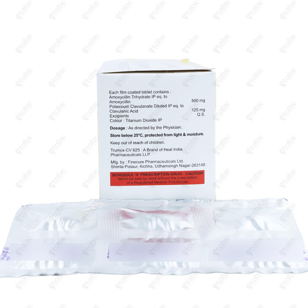 Trumox CV 625 Tablets 6's