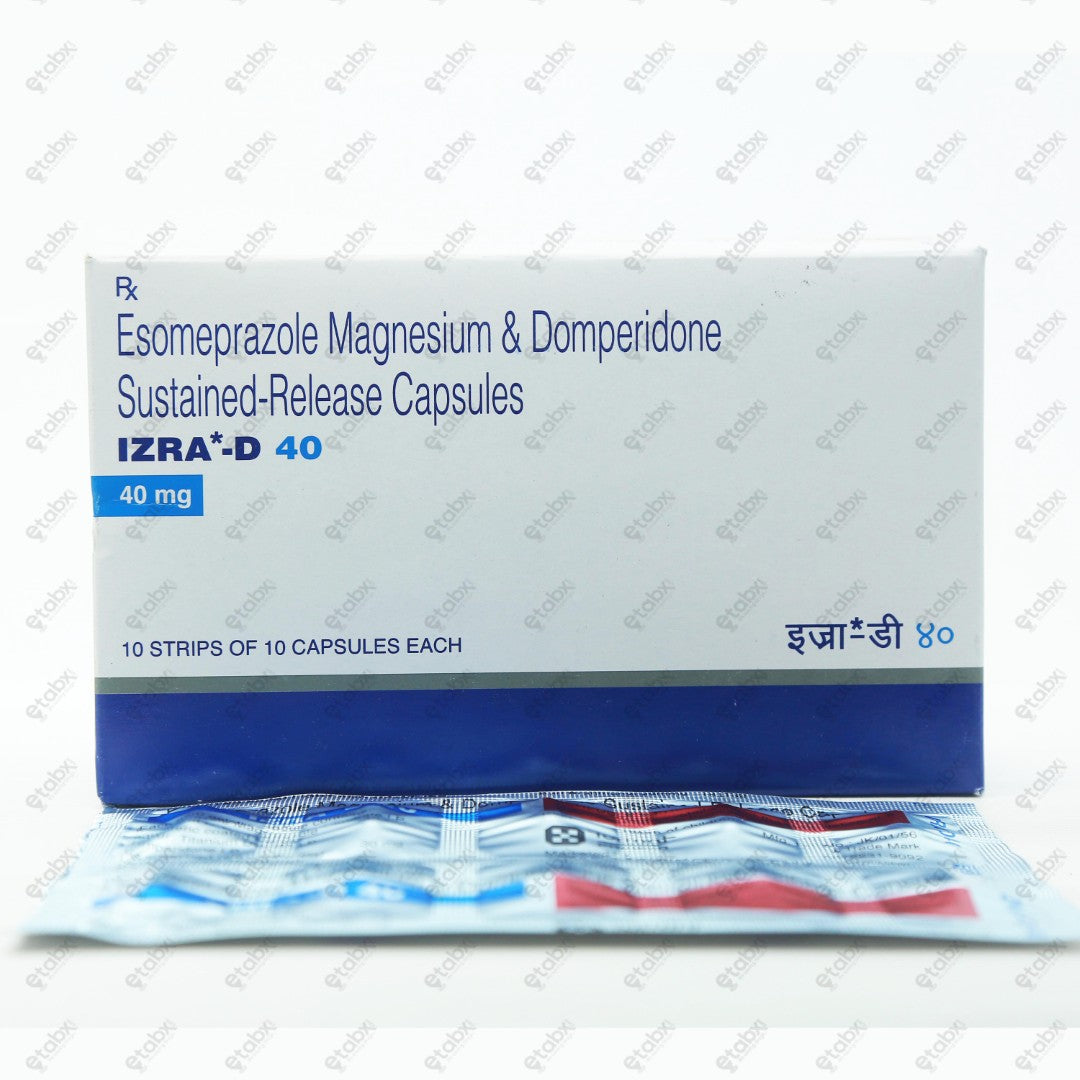 Izra D 40mg Capsules 10's