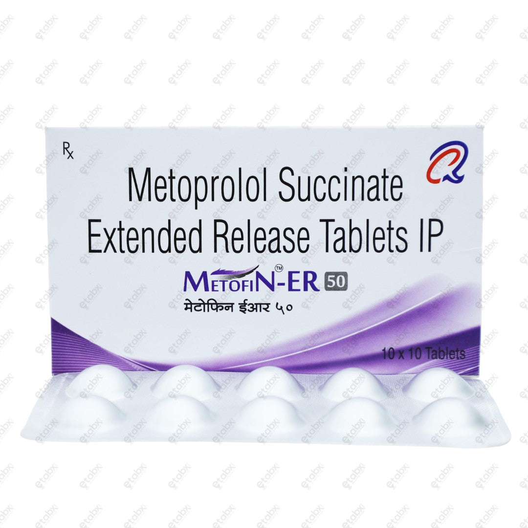 Metofin ER 50mg Tablet 10's
