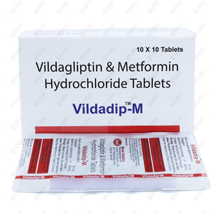 Vildadip M Tablet 10's