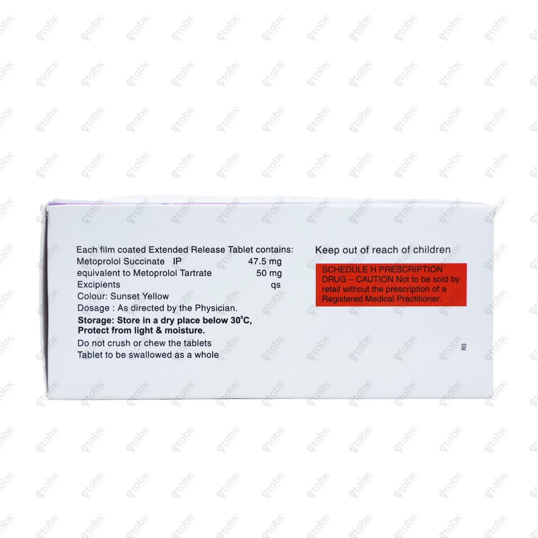 Metofin ER 50mg Tablet 10's