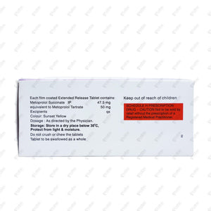 Metofin ER 50mg Tablet 10's