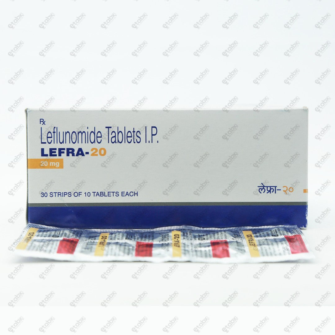 Lefra 20mg Tablet 10's