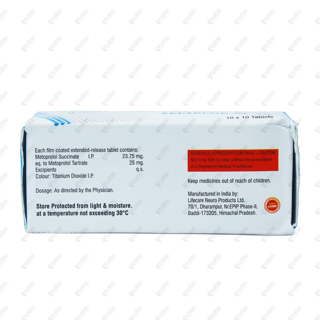 Yepiblok XL 25mg Tablet 10s