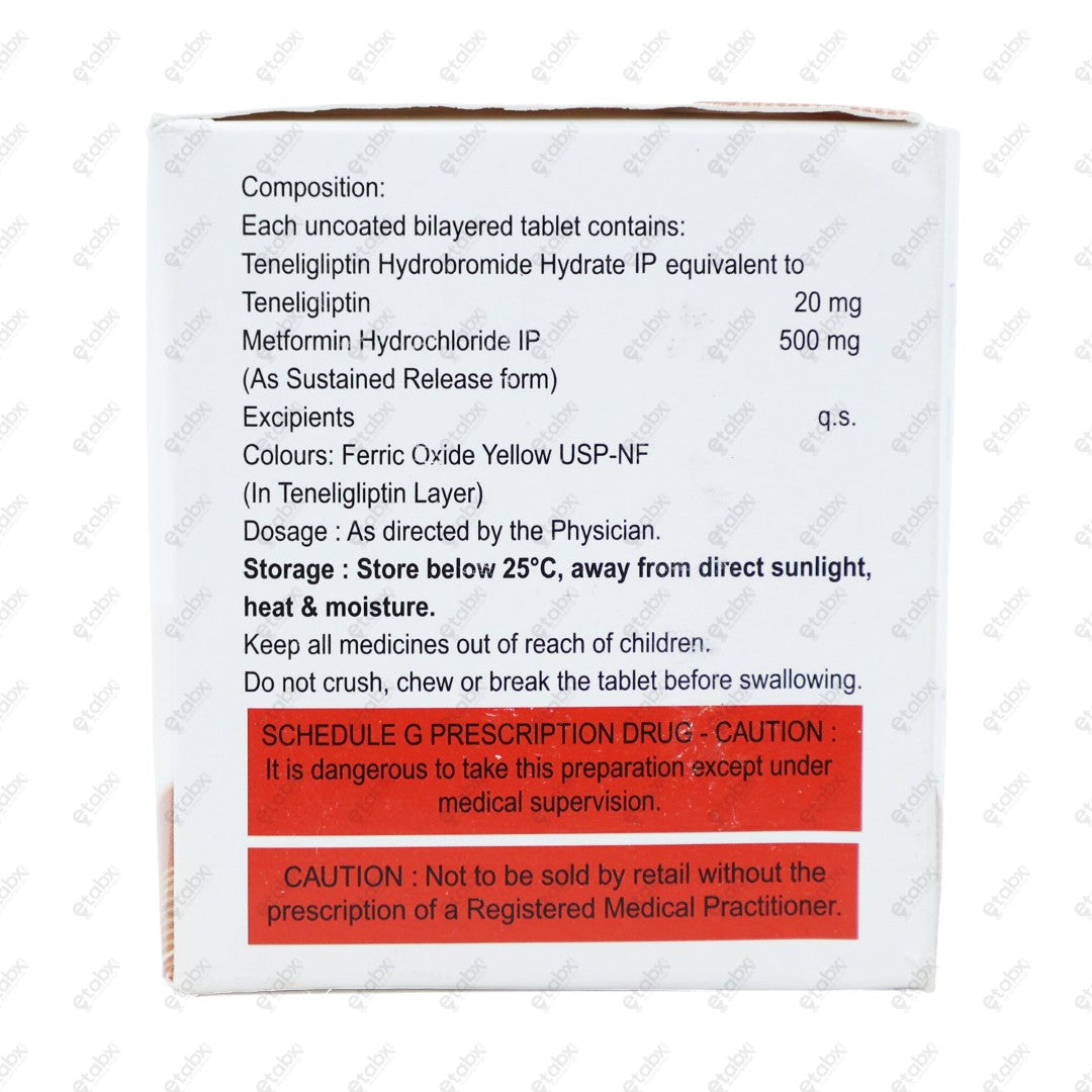 Tenlicare M 500mg Tablet 10's
