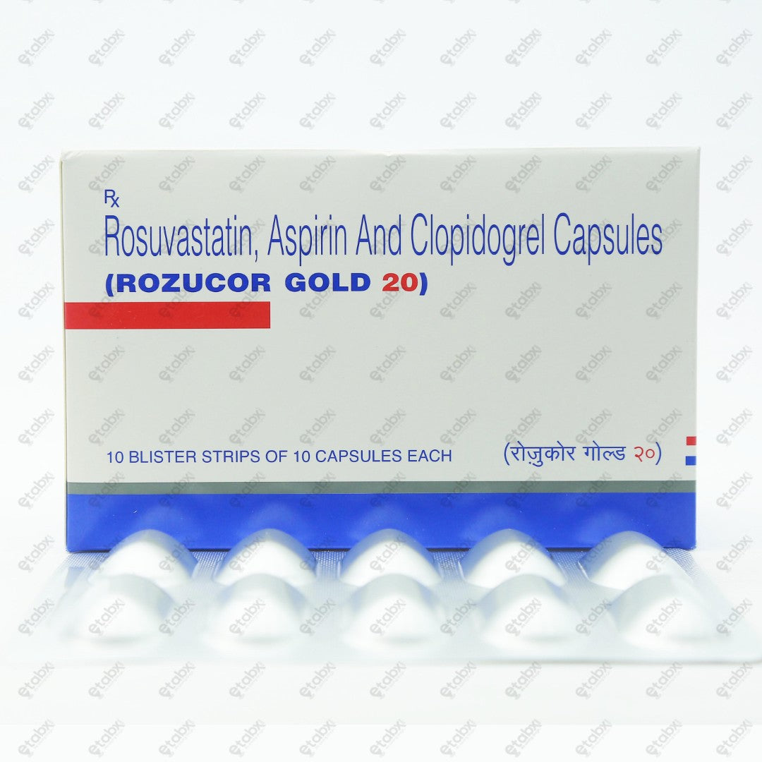 Rozucor Gold 20 mg 10 Capsules