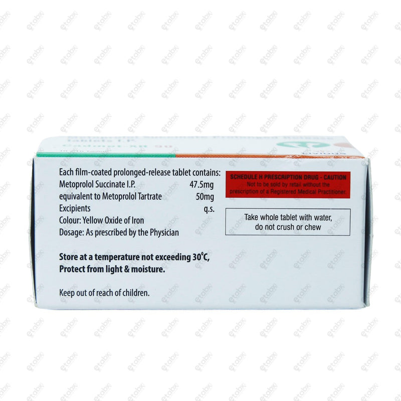CADMET XR 50mg Tablet 10's