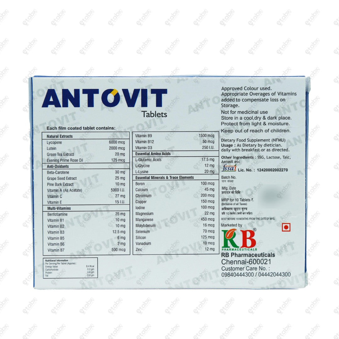Antovit Tablet 10's