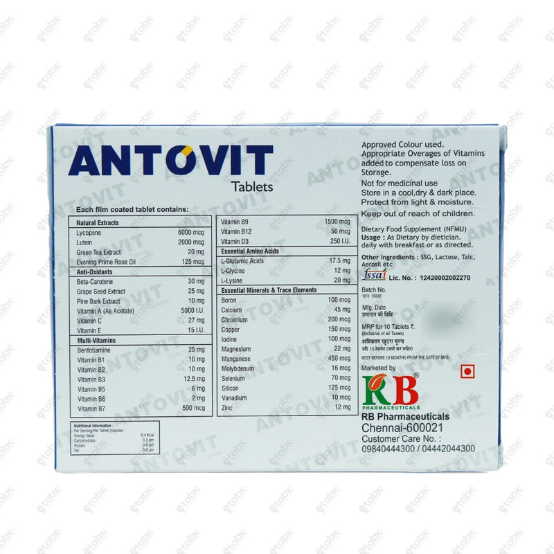 Antovit Tablet 10's