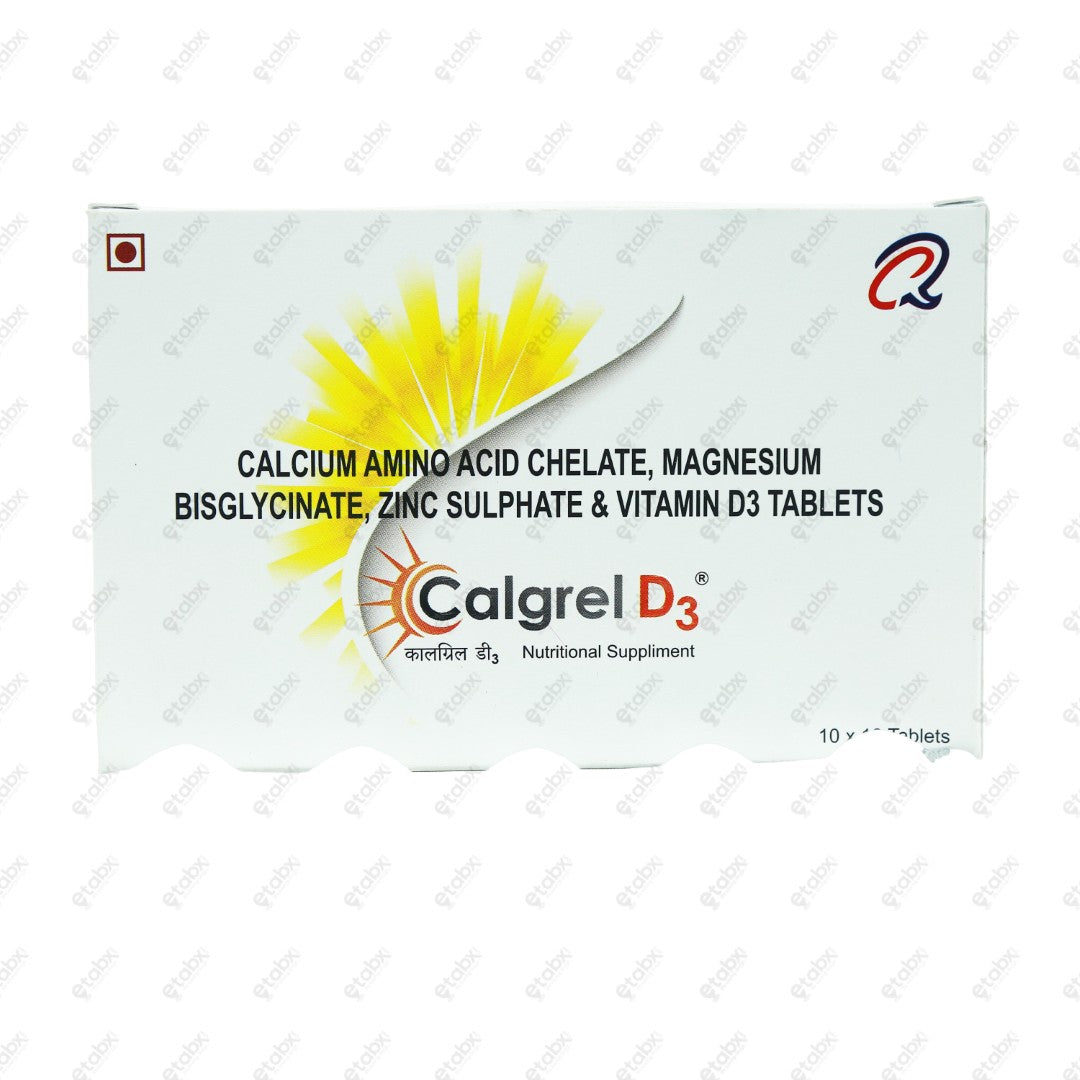 Calgrel D3 Tablet 10's