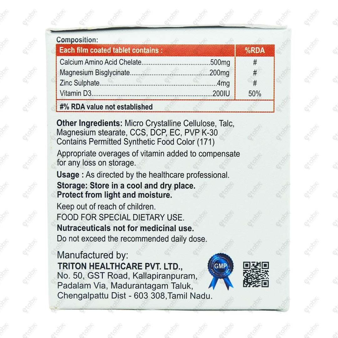 Calgrel D3 Tablet 10's