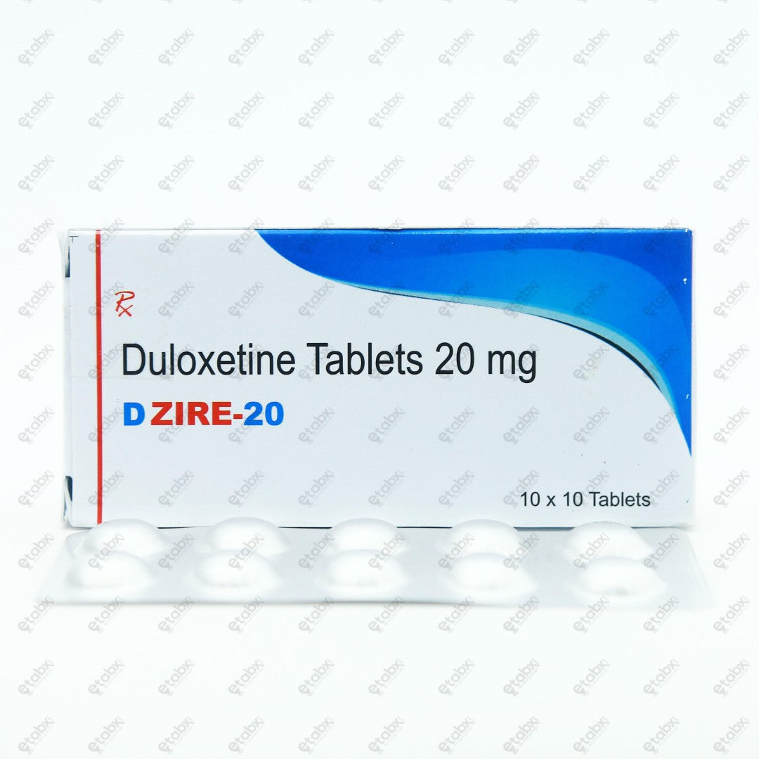 Dzire 20mg Tablets 10's