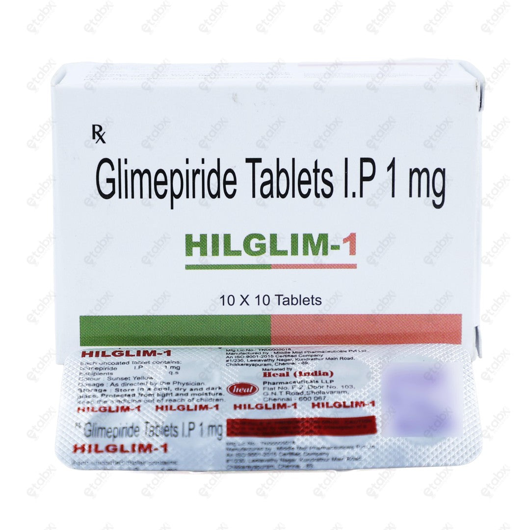 Hilglim 1mg Tablet 10's