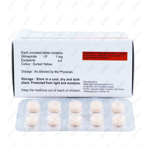 Hilglim 1mg Tablet 10's