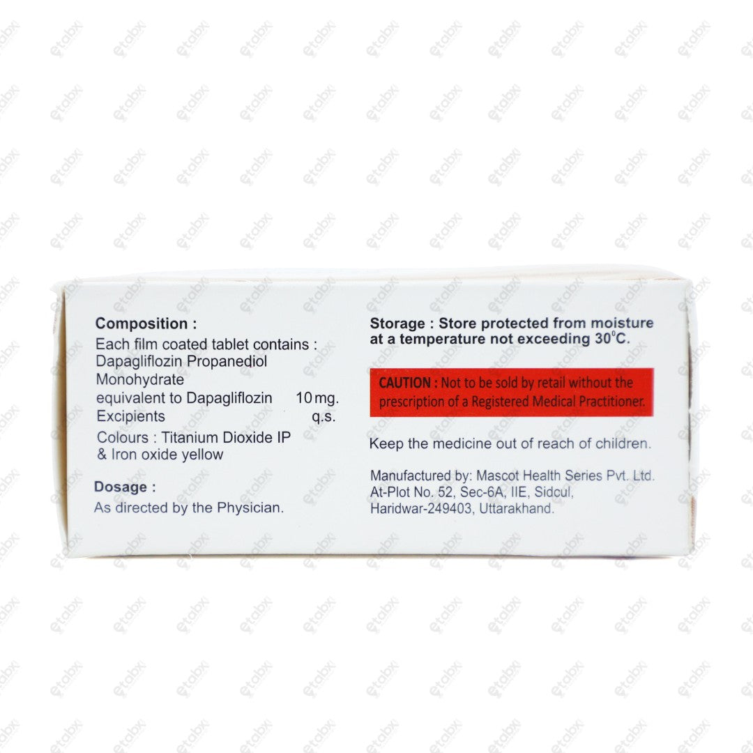 Dapacheck 10mg Tablets 10's