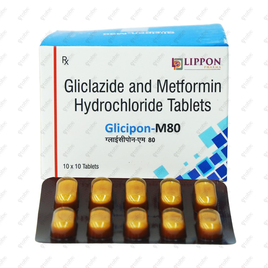 Glicipon M 80mg Tablet 10's