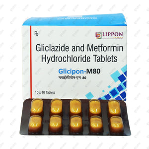 Glicipon M 80mg Tablet 10's