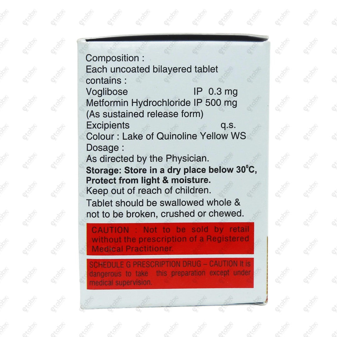 Voglifin M 0.3 Tablet 10's