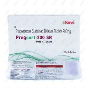 Pregcert 200 SR Tablet 10's