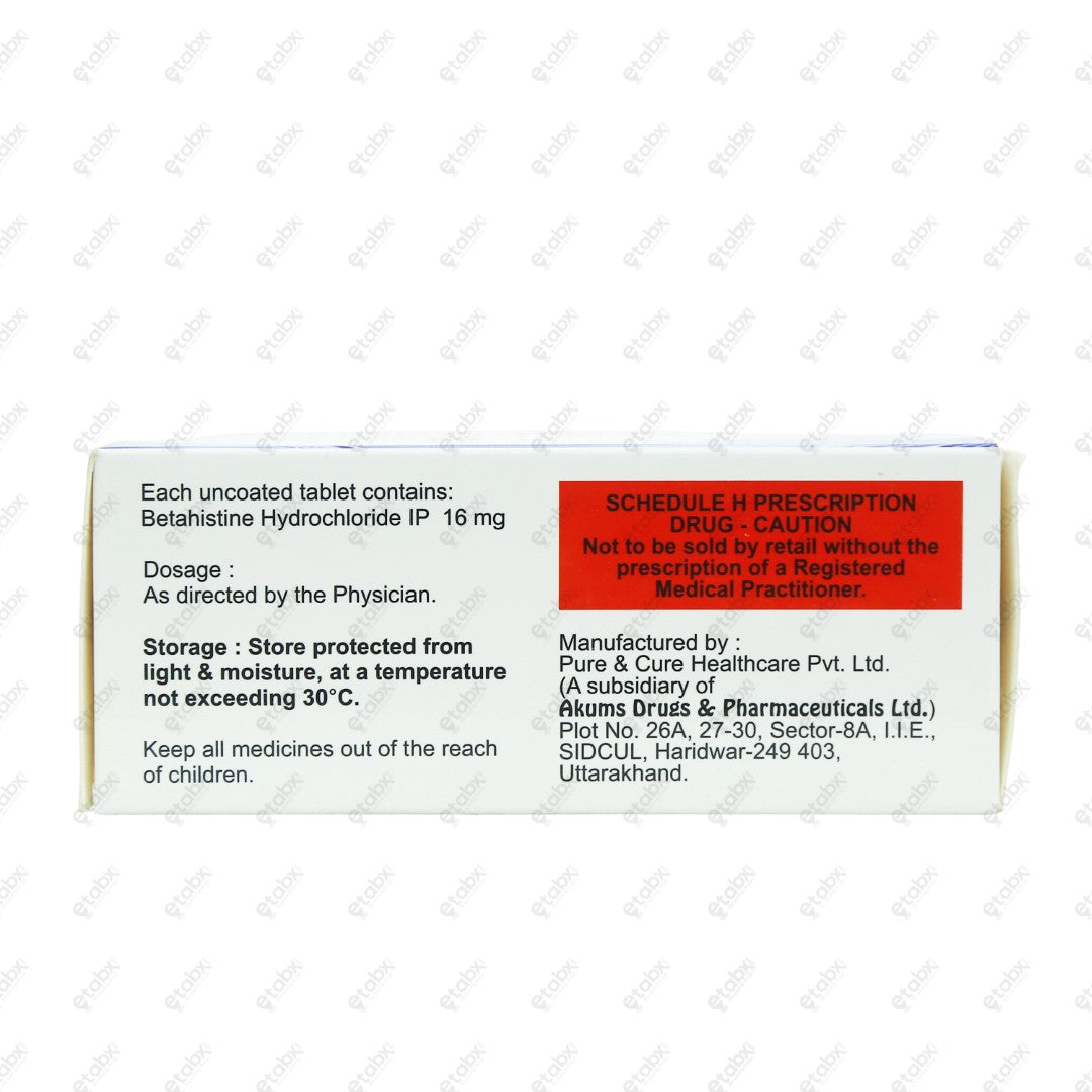 BHT 16 Tablet 10's