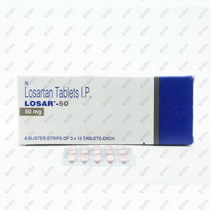 Losar 50mg Tablet 15's