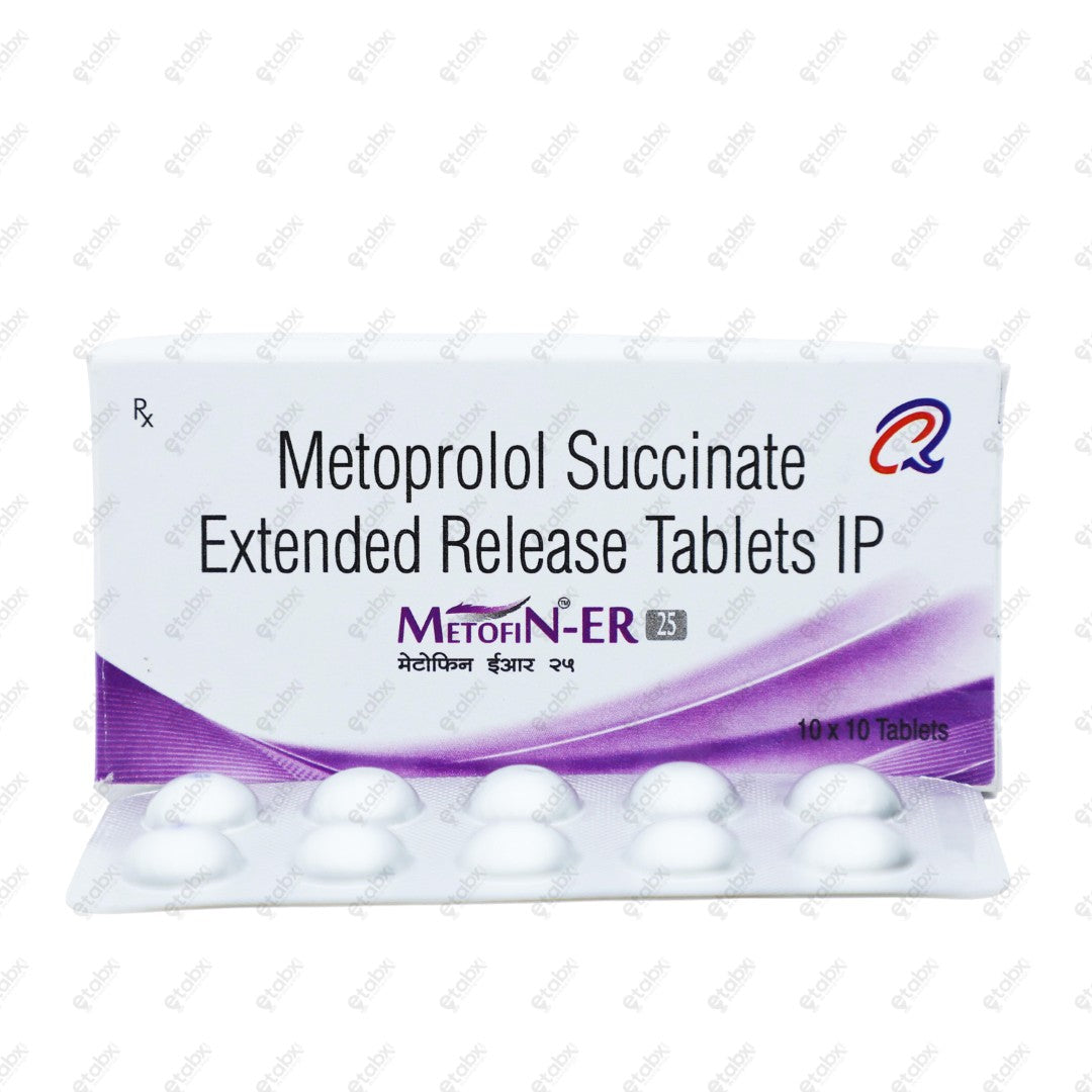 Metofin ER 25mg Tablet 10's