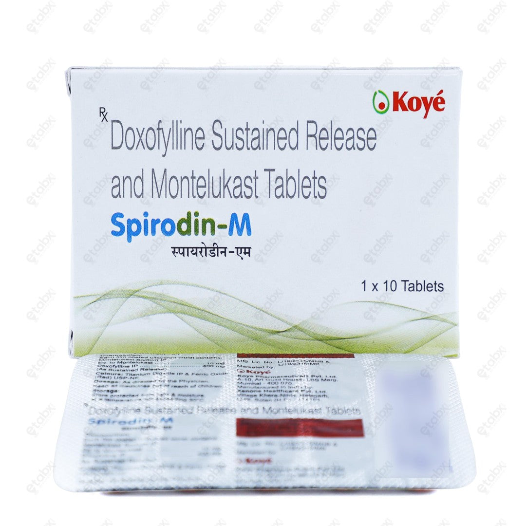 Spirodin M Tablet 10's
