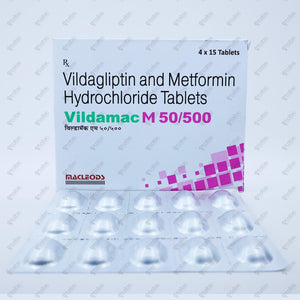 Vildamac M 50/500 Tablet 15's