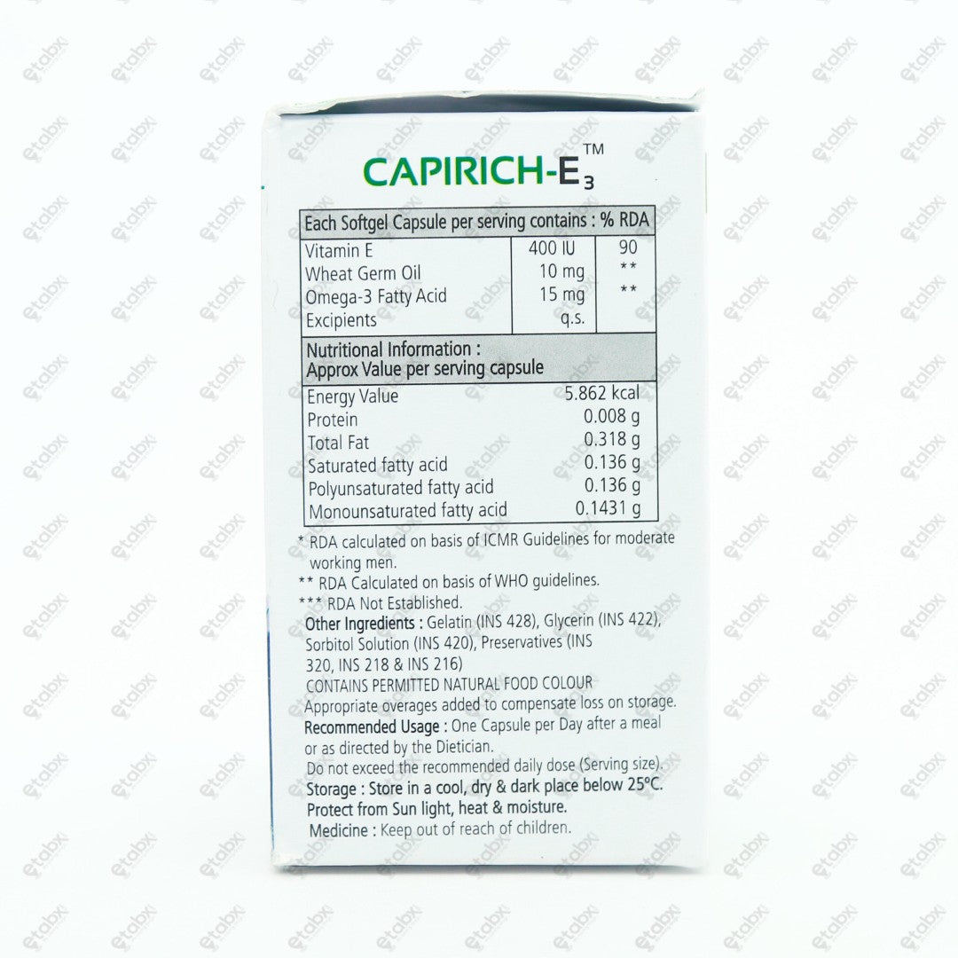 Capirich-E3 Capsule 10's