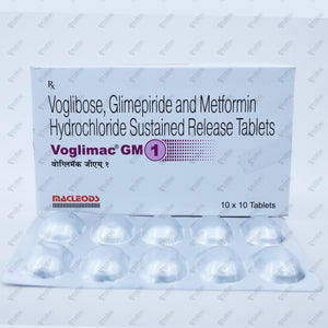 Voglimac GM 1mg Tablet 10's
