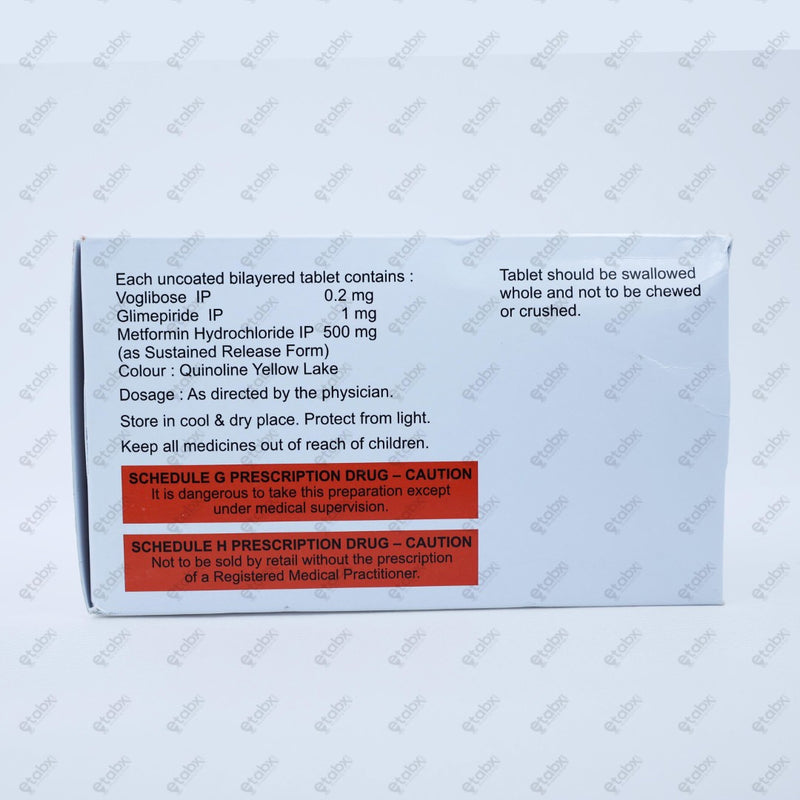 Voglimac GM 1mg Tablet 10's