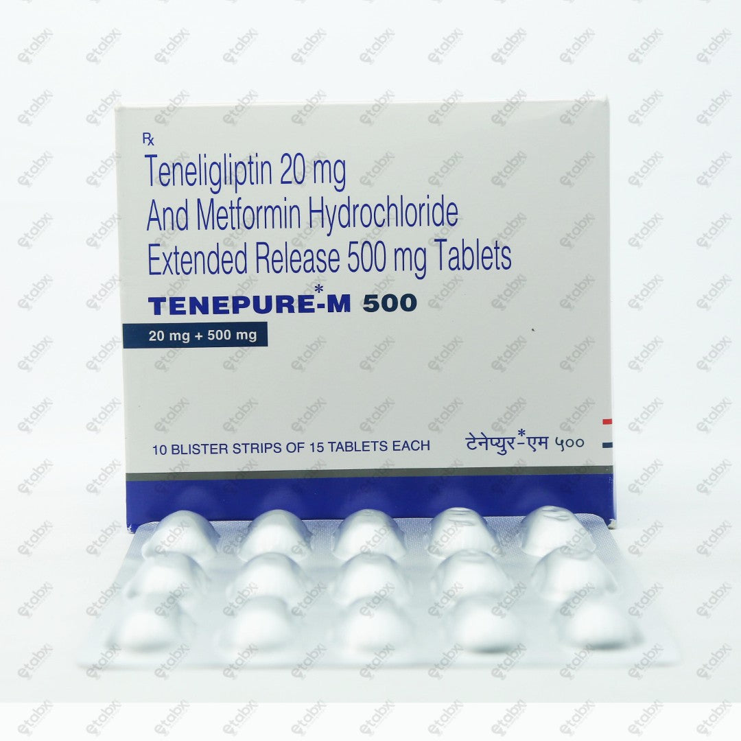 Tenepure M 500 Tablets 15's