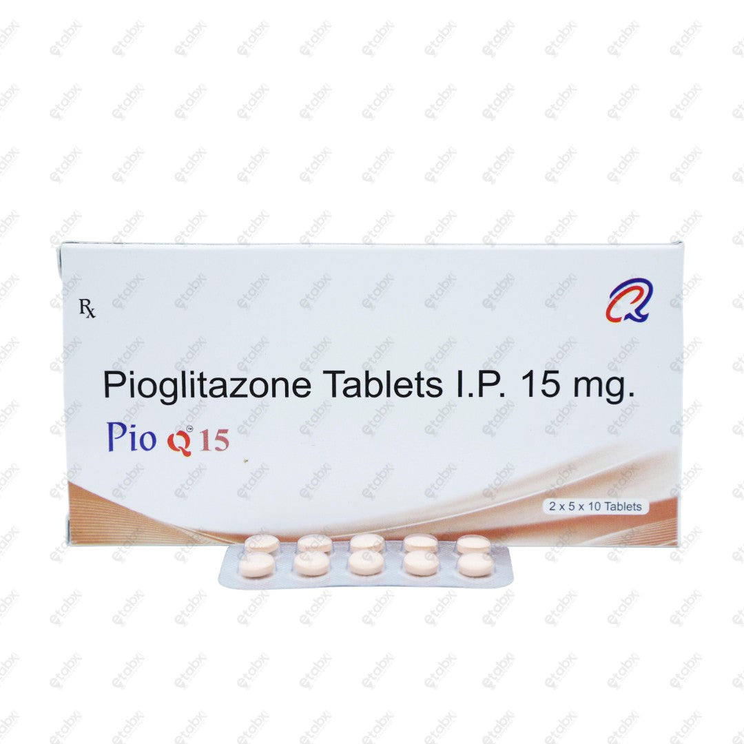 PIO Q 15mg Tablet 10's